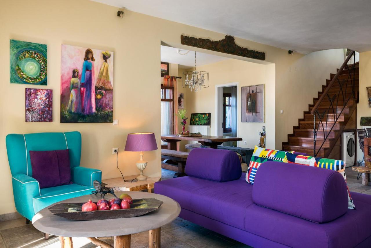 Beachfront Villa Meliti Ágios Matthaíos エクステリア 写真